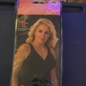 Exquisite Form Women's Black Front-Close Posture Bra